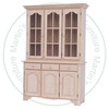 Maple Green Gables Hutch And Buffet 52'' Wide x 80'' High x 18'' Deep
