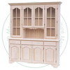 Maple Apple Pie Hutch And Buffet 66'' Wide x 80'' High x 18'' Deep