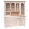 Maple Apple Pie Hutch And Buffet 62'' Wide x 80'' High x 18'' Deep