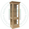 Oak Heritage Curio 30'' Wide x 79'' High x 19'' Deep