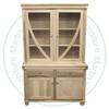 Oak Art-Deco Hutch & Buffet 52'' Wide x 80'' High x 18'' Deep