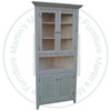 Wormy Maple Blue Nose Corner Hutch And Buffet 32'' Wide x 77'' High x 16'' Deep