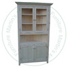 Wormy Maple Blue Nose Corner Hutch And Buffet  40'' Wide x 77'' High x 18'' Deep