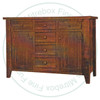 Maple Farmhouse 2 Wood Door and 6 Drawer Sideboard