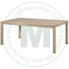 Maple Oslo Solid Top Harvest Table 36''D x 60''W x 30''H