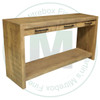 Maple Warehouse 3 Drawer and Shelf Sofa Table