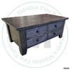 Oak Dakota 4 Drawer Coffee Table