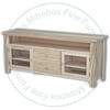 Pine Dakota 2 Drawer 2 Door Entertainment Unit