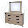 Oak Hamilton Landscape Mirror