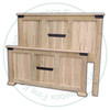 Oak Hamilton Queen Panel Bed