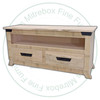 Oak Hamilton 2 Drawer and Componant Slot HDTV Entertainment Cabinet