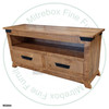 Oak Hamilton 2 Drawer and Componant Slot HDTV Entertainment Cabinet