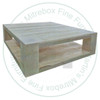 Pine Revelstock Open Large Square Coffee Table