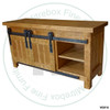 Wormy Maple Rocklyn 2 Door HDTV Entertainment Cabinet