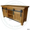 Wormy Maple Rocklyn 2 Door HDTV Entertainment Cabinet
