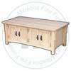 Oak Mission 8 Door Coffee Table