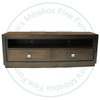 Maple Thornloe 2 Drawer TV Stand. TV Stand Dimensions 17'' Deep x 72'' Wide x 26'' High. ( Texture : Smooth. Hardware : 121 Knobs. )
