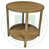 Pine Emile 24'' Round End Table