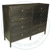 Pine Emile 8 Drawer Dresser