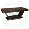 Wormy Maple Thornloe Wood Top Coffee Table