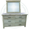 Wormy Maple Arcadia Live Edge Landscape Mirror