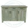 Wormy Maple Arcadia Live Edge 3 Door 3 Drawer Sideboard