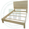 Wormy Maple Queen Mila Sleigh Bed