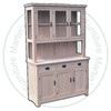 Pine Shaker 3 Drawer 6 Door Hutch And Buffet