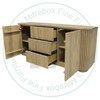 Pine Fiona 3 Drawer Entertainment Unit