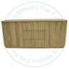 Wormy Maple Fiona 3 Drawer Entertainment Unit