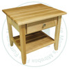 Maple Kennaway 1 Drawer Shelf End Table
