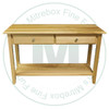 Maple Kennaway 2 Drawer Shelf Sofa Table