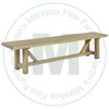 Maple Bay Street Bench 16''D x 54''W x 18''H