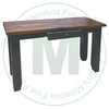 Pine Dakota Sofa Table 18''D x 48''W x 30''H With Drawer And 3.5'' Legs