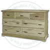 Maple Cottage Deluxe 7 Drawer Dresser