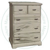Oak Cottage Deluxe 5 Drawer Highboy