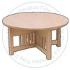 Maple Mission Round Coffee Table