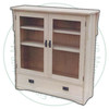 Maple Mission 1 Drawer 2 Door Bookcase