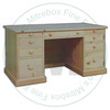 Pine Cottage Keyboard Tray 3 Drawer Computer Desk