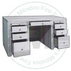 Pine Newport 7 Drawer Computer Desk