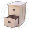 Pine Mission Filing Cabinet 18''W x 30''H x 30''D With 2 Drawers