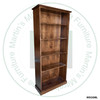 Oak Cottage Bookcase 36''W x 80''H x 14''D With 4 Adjustable Shelves.