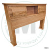 Oak Queen Bookcase Headboards ( Basic ) 45'' Headboard