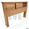 Oak King Bookcase Headboards ( Basic ) 45'' Headboard