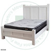 Pine Frontier Double Panel Bed Headboard 56'' Footboard 22''