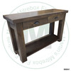 Pine Frontier Sofa Table 16''D x 48''W x 30''H With 2 Drawers and Shelf.