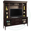 Oak Stockholm 74" HDTV Cabinet With Hutch