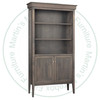 Oak Stockholm 80" Bookcase With Doors