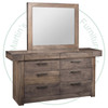 Maple Baxter Double Dresser 19''D x 69''W x 36''H With 8 Drawers