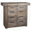 Oak Baxter Gentleman's Chest 25''D x 46.5''W x 58''H
